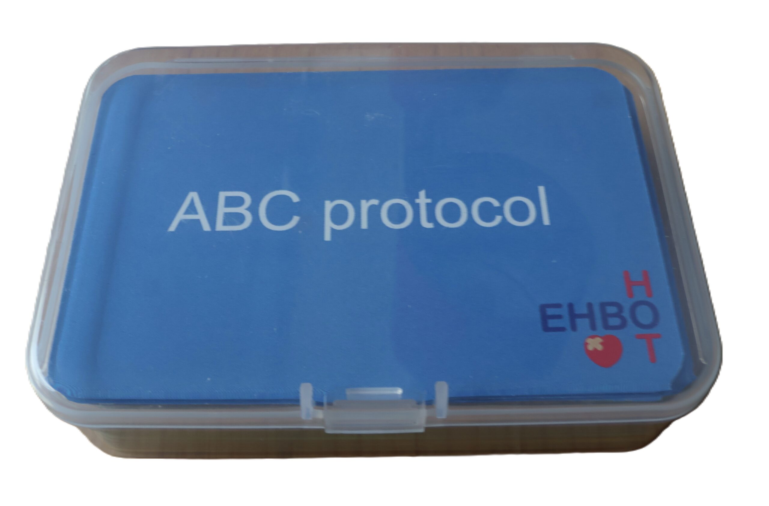 ABC protocol, kaarten in een handzaam plastic doosje